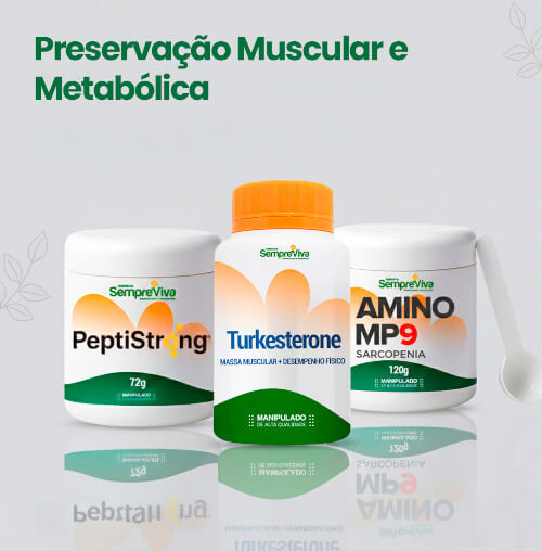 Peptistrong + Amino MP3 Sarcopenia + Turkesterone